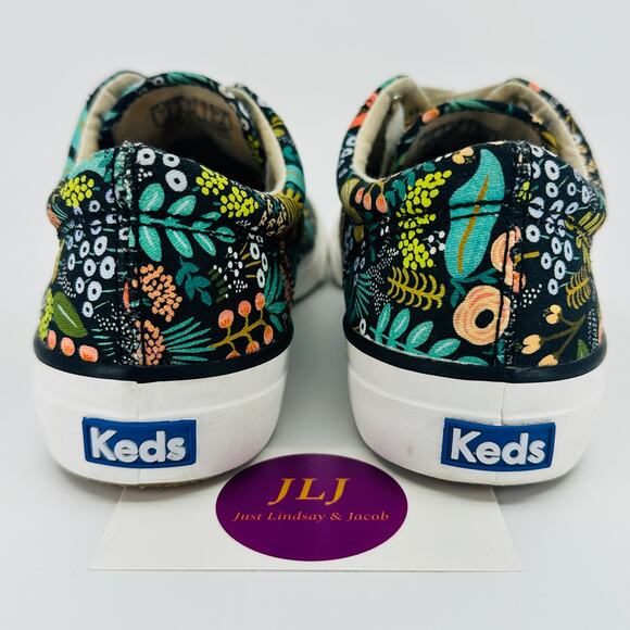 Keds x Rifle Paper Co. Women's Anchor Lourdes Floral Sneakers WF58356 Size 7 - Picture 6 of 11